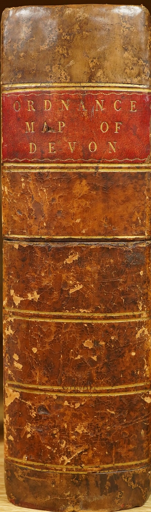 Devon, 1809, Lt. Col. William Mudge of The Royal Artillery, The Second Part of the General Survey of England and Wales Containing the Whole of Devon and a Portion of the Adjoining Counties, a cased large scale map in eig